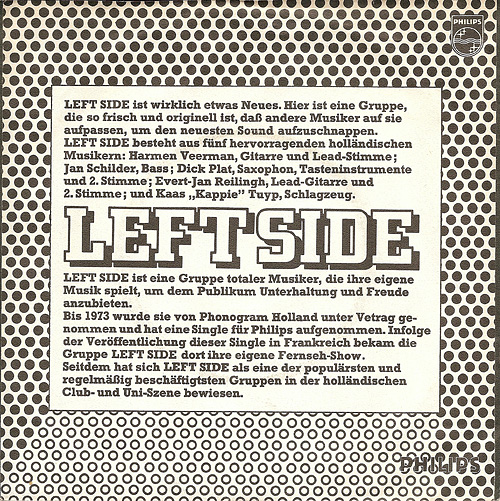 Left Side - Gimme your love - Achterkant hoes